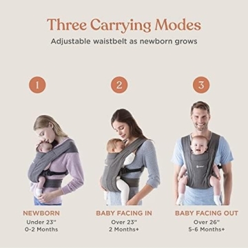 Ergobaby Embrace Cozy Newborn Carrier, Soft, Easy Use