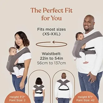 Ergobaby Embrace Cozy Newborn Carrier, Soft, Easy Use