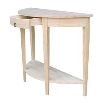 Stylish IC International Concepts Half Moon Console Table