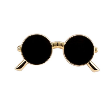 Knighthood Men's Stylish Sunglasses Lapel Pin - Black