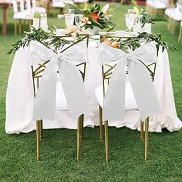 TONIFUL 4 Inch Wide Satin Ribbon - 22 Yards for Crafting