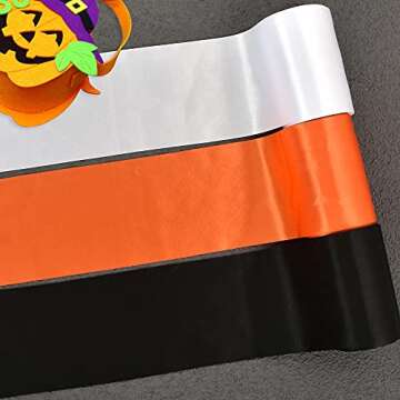 TONIFUL 4 Inch Wide Satin Ribbon - 22 Yards for Crafting