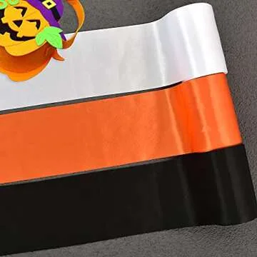 TONIFUL 4 Inch Wide Satin Ribbon - 22 Yards for Crafting