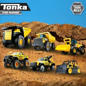 Tonka Steel Classics Road Grader - Durable Toy for Kids