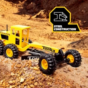 Tonka Steel Classics Road Grader - Durable Toy for Kids