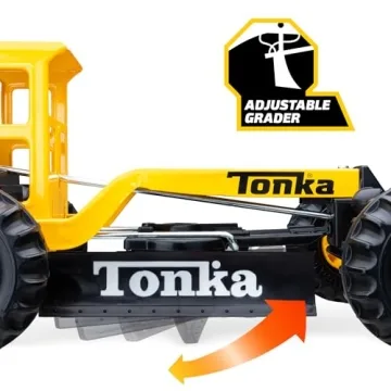 Tonka Steel Classics Road Grader - Durable Toy for Kids
