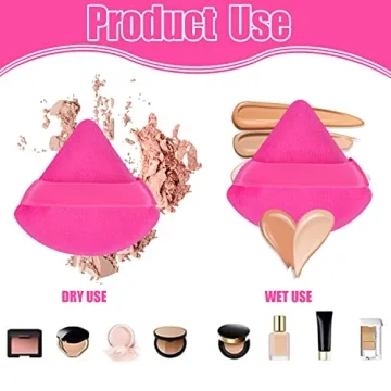 Pimoys Makeup Powder Puff Set for Flawless Application