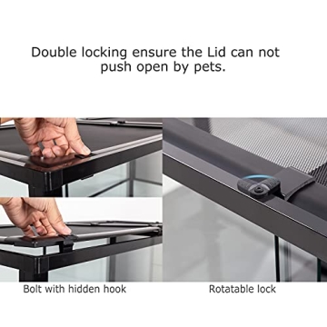 REPTI ZOO 35 Gallon Reptile Tank Perfect for Your Pets