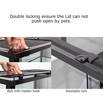 REPTI ZOO 35 Gallon Reptile Tank Perfect for Your Pets