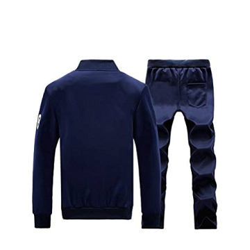 Men's Gray Jogging Tracksuit Set by Lavnis
