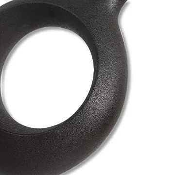 Elegant SANFERGE Set of 2 Black Ceramic Vases