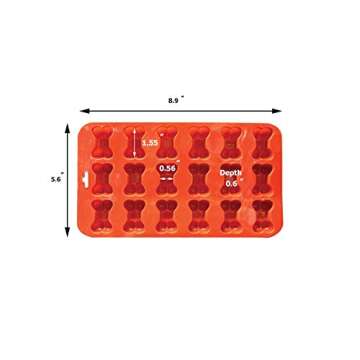 2 Pack Silicone Molds for Dog Treats - Safe, Fun & Easy to Use