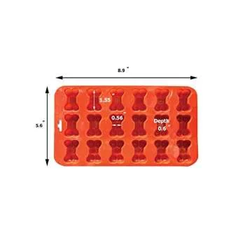 2 Pack Silicone Molds for Dog Treats - Safe, Fun & Easy to Use