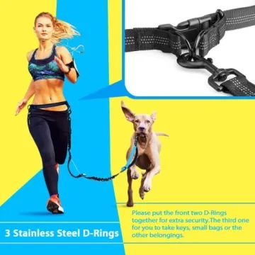 UPPETLY Adjustable Hands Free Dog Leash for Active Owners