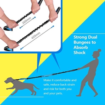 UPPETLY Adjustable Hands Free Dog Leash for Active Owners