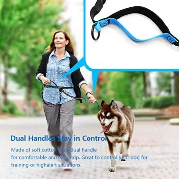 UPPETLY Adjustable Hands Free Dog Leash for Active Owners