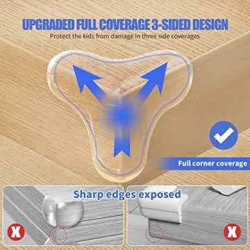 Baby Proofing Corner Protector Baby: 8 Pack Corner Protectors Baby Proof Corners and Edges Protector...