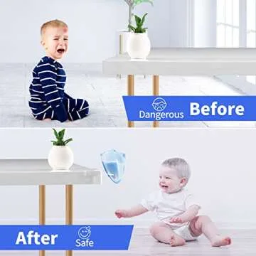 Baby Proofing Corner Protector Baby: 8 Pack Corner Protectors Baby Proof Corners and Edges Protector, Clear Table Corner Protectors for Baby Safety