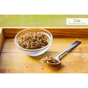 Organic Way Red Clover Flower Cut & Sifted Herbal Tea | Kosher & USDA Certified