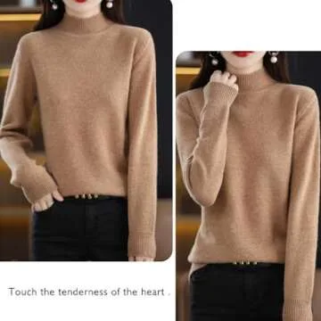 Lightweight Cashmere Classic-Fit Pullover Sweater for Women