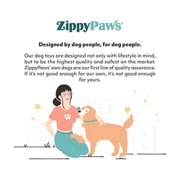 ZippyPaws Burrow Replacement Miniz - Unicorn 3-Pack, Rainbow Unicorn Toy with Squeakers, Plush Dog Toys for Aggressive Chewers, Summer Dog Toys, Rainbow Dog Pride Accessories