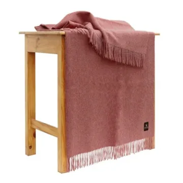 Superfine Alpaca Wool Throw Blanket - Cozy Luxury & Softness