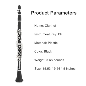 Rsasi Bb Clarinet - Ideal Beginner Instrument for Music Lovers