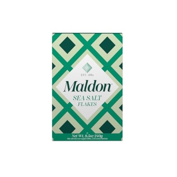 Maldon Sea Salt Flakes 8.5oz - Handcrafted Gourmet Flakes