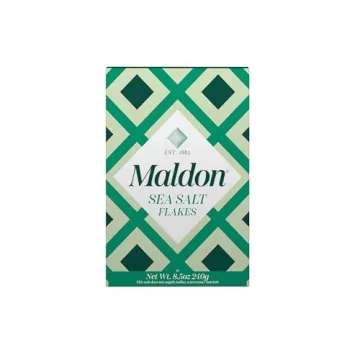 Maldon Sea Salt Flakes 8.5oz - Handcrafted Gourmet Flakes