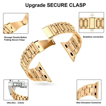 MioHHR Stainless Steel Apple Watch Band - Stylish & Durable