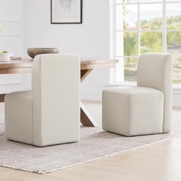 Buy CHITA Modern Rolling Dining Chairs Set of 2