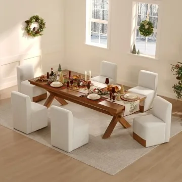 Buy CHITA Modern Rolling Dining Chairs Set of 2