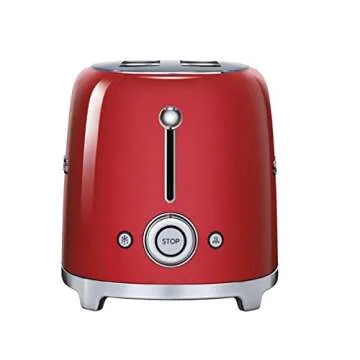 Smeg 50's Retro Style 4 Slice Toaster - Red