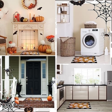 St. Patrick's Day Buffalo Plaid Shamrocks Doormat Set