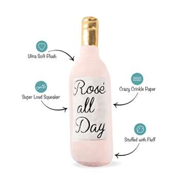Fringe Studio Dog Toy, Rose All Day-Plush Pet Toy (289388) X-Small
