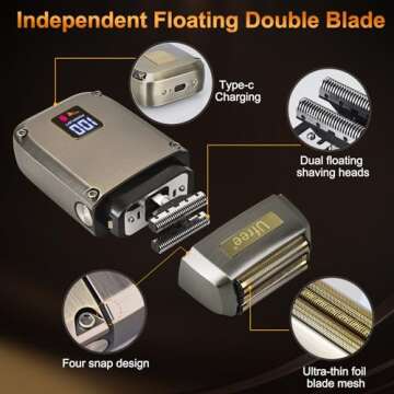 Ufree 3-in-1 Hair Clippers & Beard Trimmer Set for Men