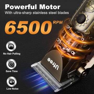 Ufree 3-in-1 Hair Clippers & Beard Trimmer Set for Men