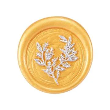 Yoption Eucalyptus Wax Seal Stamp for Elegant Invitations