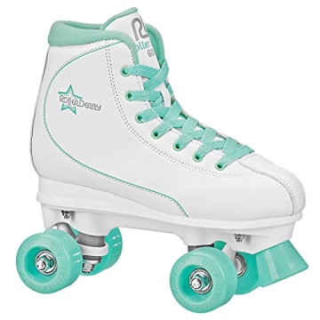 Roller Derby Roller Star 600 Women's Skates - White/Mint | Freestyle Comfort & Style