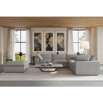 JACH V Shape Sectional Couch - Comfortable Modular Sofa