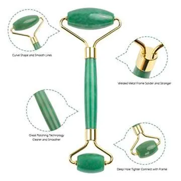 Deciniee Jade Roller for Relaxation and Skincare