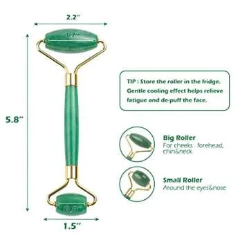 Deciniee Jade Roller for Relaxation and Skincare