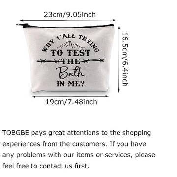 Stylish Yellowstone Inspired Makeup Bag for Fans