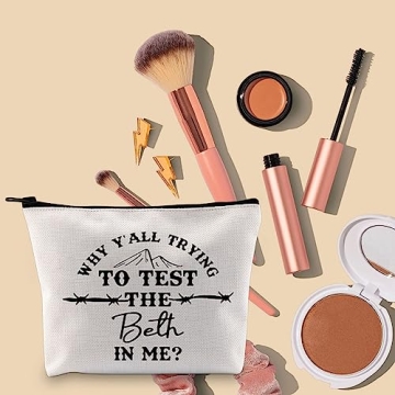 Stylish Yellowstone Inspired Makeup Bag for Fans