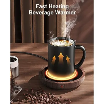 SWEETFULL Coffee Mug Warmer 36W for Desk with 3 Temp Settings