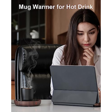 SWEETFULL Coffee Mug Warmer 36W for Desk with 3 Temp Settings
