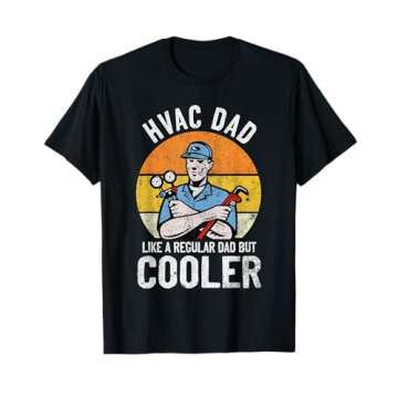HVAC Technician DAD But Cooler Funny Hvac Tech Novelty Gifts T-Shirt