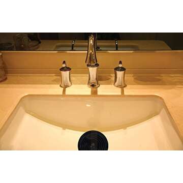 V-TOP 6" Silicone Drain Plug - 2 Pack for Kitchen & Bathroom