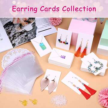 Anezus Earring Packaging Kit - 400 Pcs of Quality Display Supplies