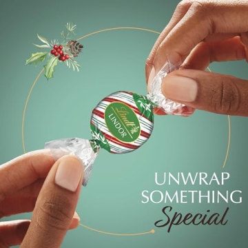 Lindt LINDOR Holiday Assorted Peppermint Truffles 19 oz